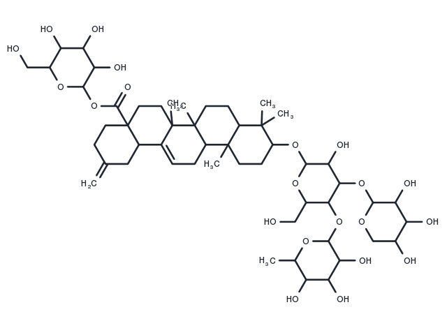 Eupteleasaponin XII Chemical Structure