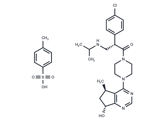Ipatasertib tosylate Chemical Structure