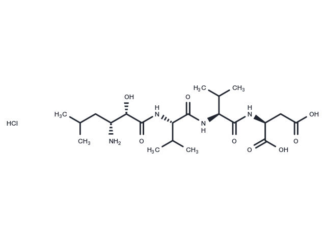 Amastatin hydrochloride Chemical Structure