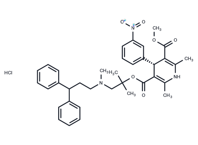 (R)-Lercanidipine hydrochloride Chemical Structure