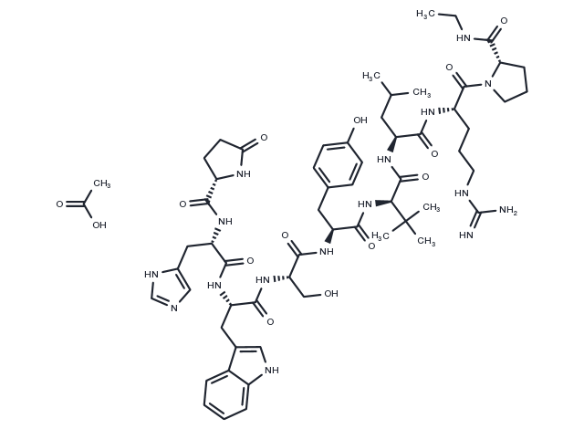 Lecirelin acetate(61012-19-9 free base) Chemical Structure
