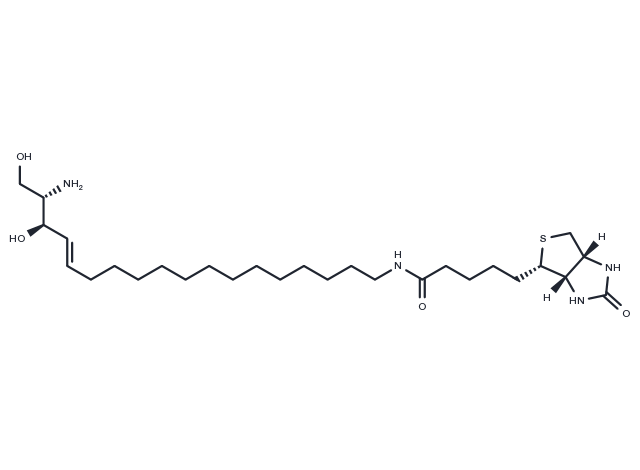Biotin Sphingosine Chemical Structure