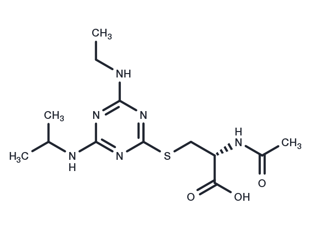 Atrazine Mercapturate Chemical Structure