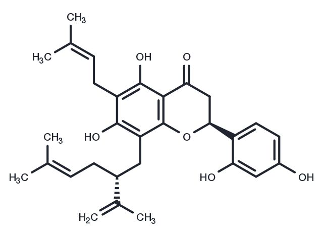 Kushenol B Chemical Structure
