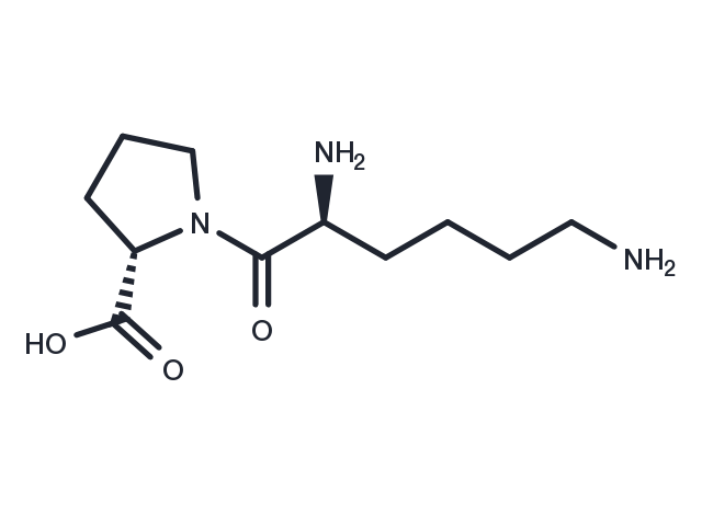 Lysylproline Chemical Structure