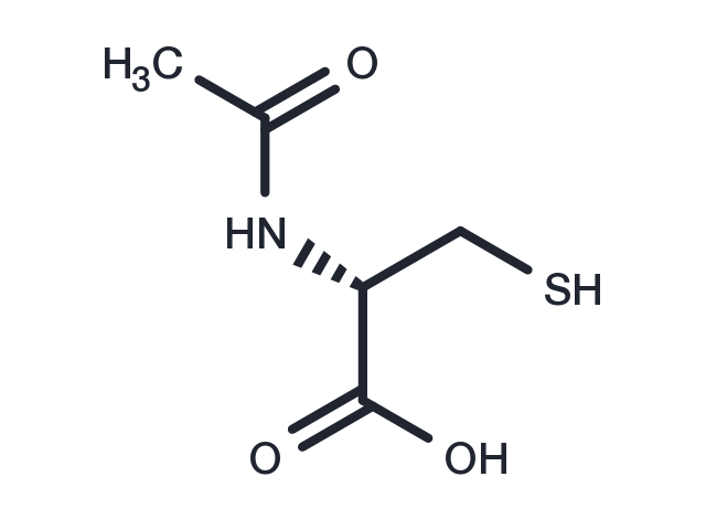 N-Acetyl-D-cysteine Chemical Structure