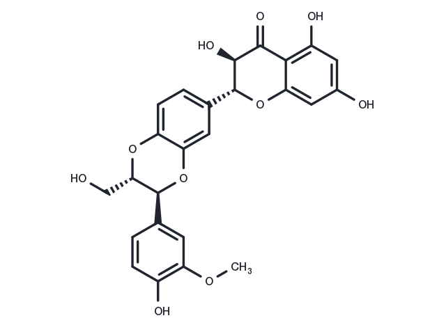 Silybin B Chemical Structure