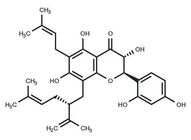 Kushenol M Chemical Structure