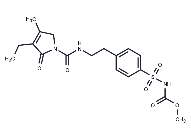 Glimepiride urethane Chemical Structure