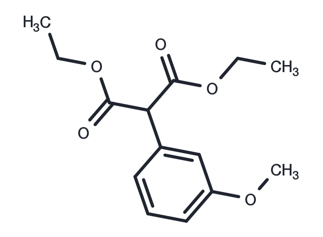 1,3-diethyl 2-(3-methoxyphenyl)propanedioate Chemical Structure