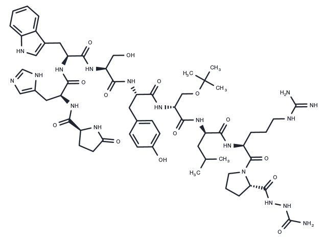(D-Ser(tBu)6,D-Leu7,Azagly10)-LHRH Chemical Structure