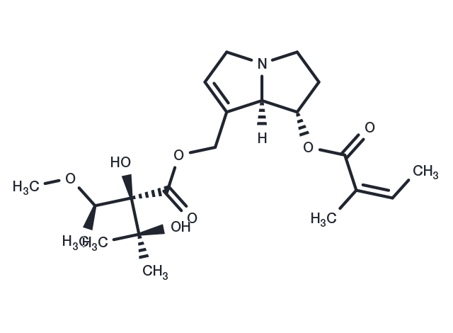 Lasiocarpine Chemical Structure
