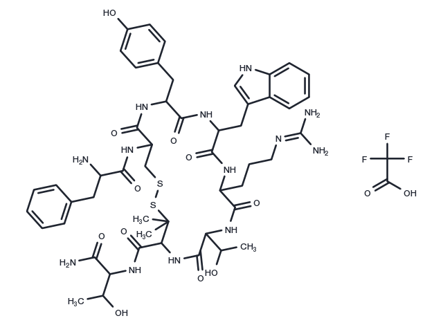 CTAP(TFA） (103429-32-9 free base) Chemical Structure
