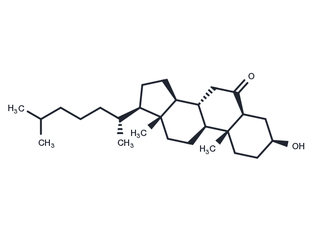6-Keto Cholestanol Chemical Structure
