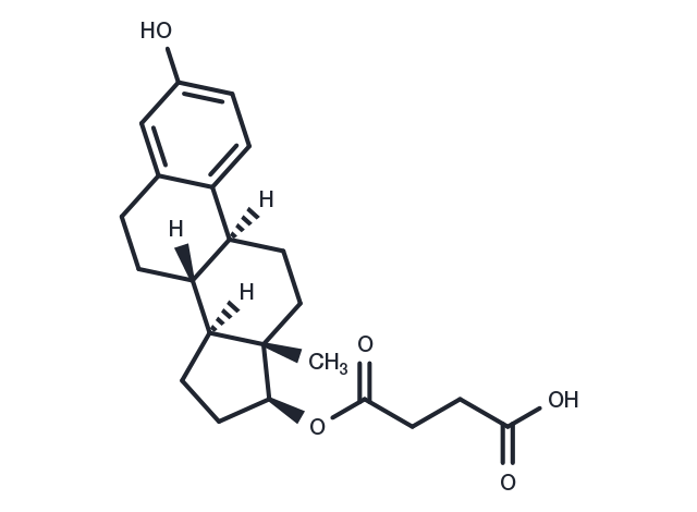 beta-Estradiol 17-hemisuccinate Chemical Structure