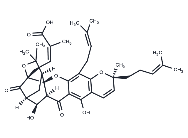 10α-Hydroxyepigambogic acid Chemical Structure