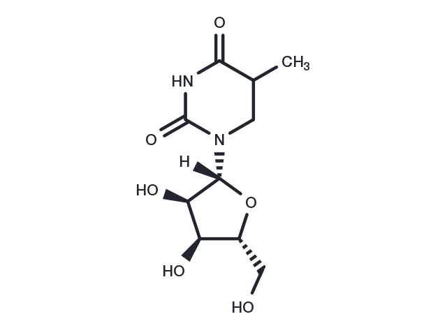5-Methyl-5,6-dihydrouridine Chemical Structure