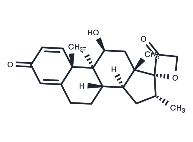 Dexamethasone oxetanone Chemical Structure