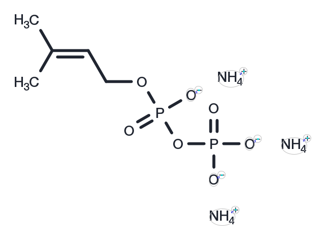 DMAPP triammonium Chemical Structure