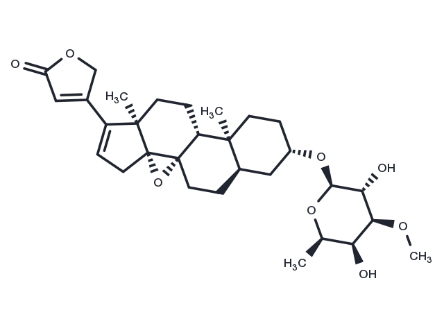 Dehydroadynerigenin digitaloside Chemical Structure
