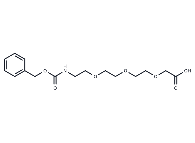 Cbz-NH-PEG3-CH2COOH Chemical Structure