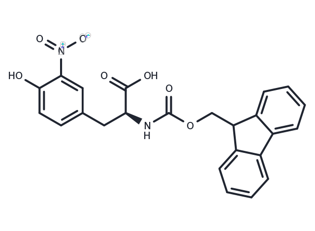 N-Fmoc-3-nitro-L-tyrosine Chemical Structure