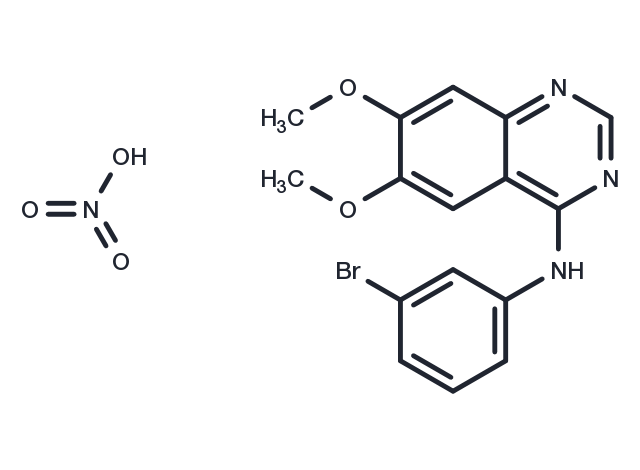PD153035 nitrate Chemical Structure
