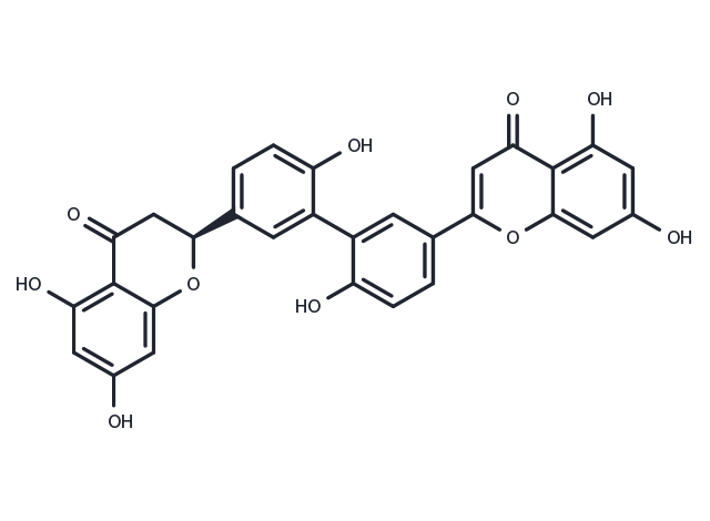 2'',3''-Dihydro-3',3'''-biapigenin Chemical Structure