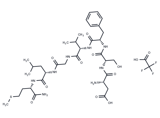 Neurokinin A(4-10) TFA(97559-35-8 free base) Chemical Structure