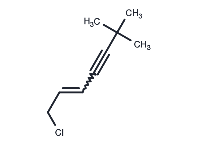 1-Chloro-6,6-dimethylhept-2-en-4-yne Chemical Structure