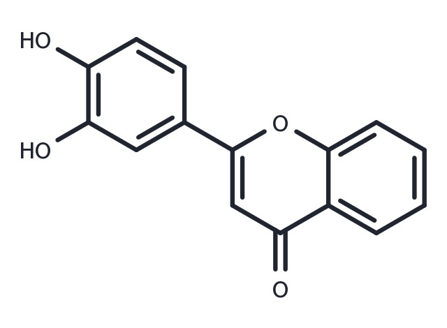 3,4-Dihydroxyflavone Chemical Structure