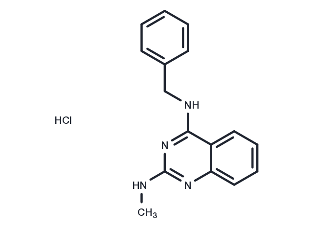 N4-benzyl-N2-methylquinazoline-2,4-diamine hydrochloride Chemical Structure