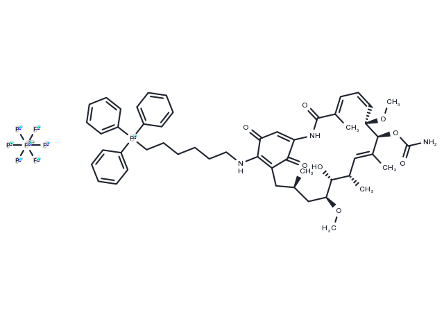 Gamitrinib TPP hexafluorophosphate Chemical Structure