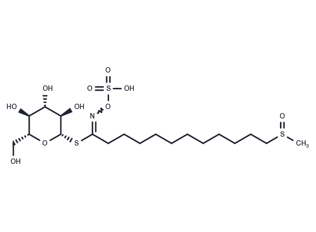 11-(Methylsulfinyl)undecyl-glucosinolate Chemical Structure