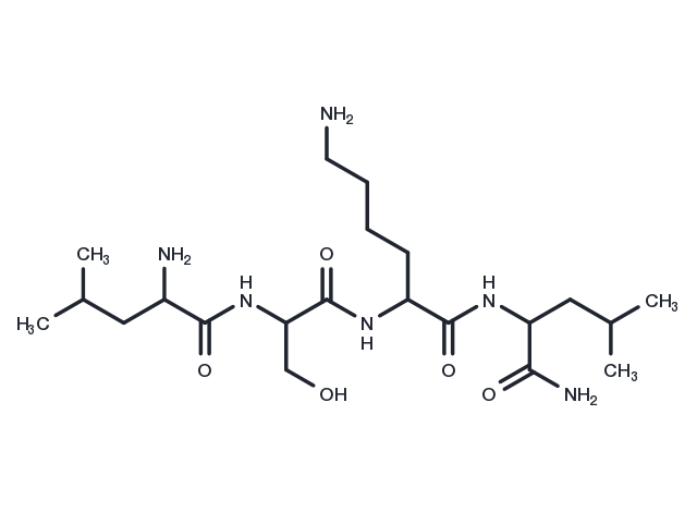 LSKL, Inhibitor of Thrombospondin TSP-1 acetate Chemical Structure