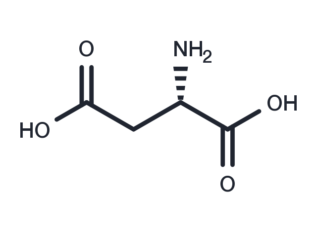 L-Aspartic acid Chemical Structure