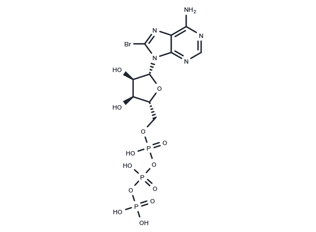 8-Bromo-ATP Chemical Structure