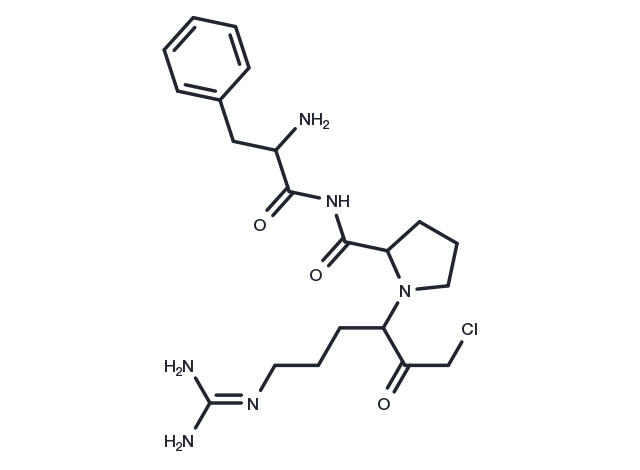 PPACK Dihydrochloride (71142-71-7 free base) Chemical Structure