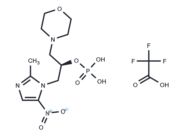 Dextrorotation nimorazole phosphate ester TFA Chemical Structure