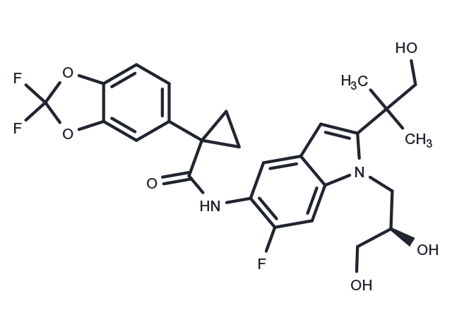 Tezacaftor Chemical Structure