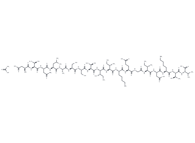 Peptide M acetate Chemical Structure