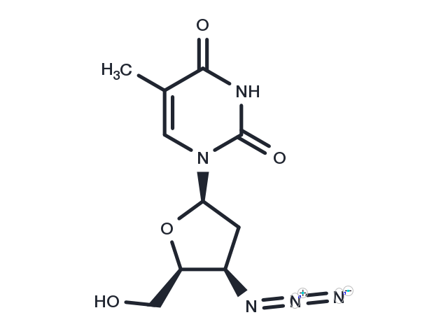 3-epi-Azido-3-deoxythymidine Chemical Structure