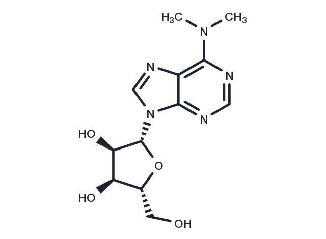 N6,N6-Dimethyladenosine Chemical Structure