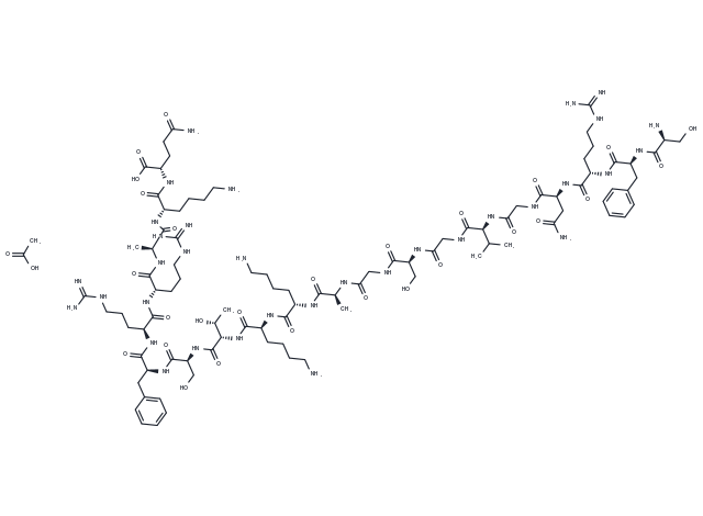 Neuropeptide S (Mouse) acetate Chemical Structure