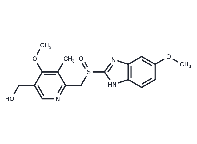 5-hydroxy Omeprazole Chemical Structure