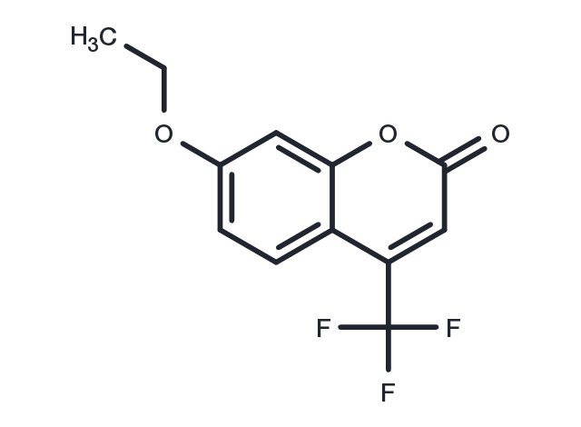 7-Ethoxy-4-(trifluoromethyl)coumarin Chemical Structure