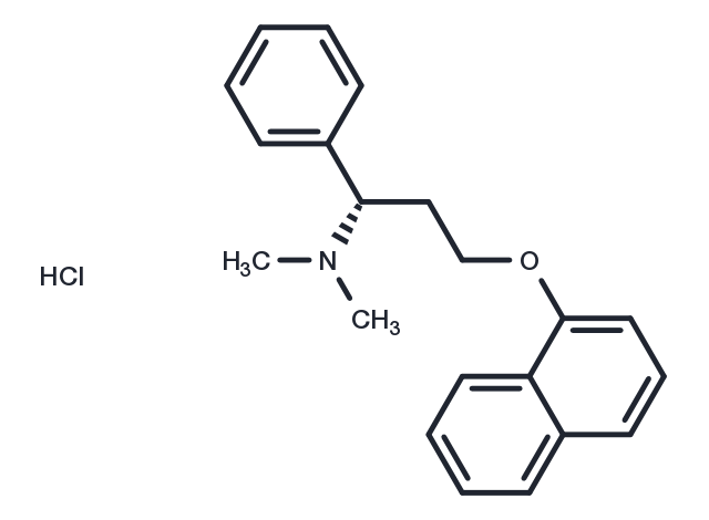 Dapoxetine hydrochloride Chemical Structure
