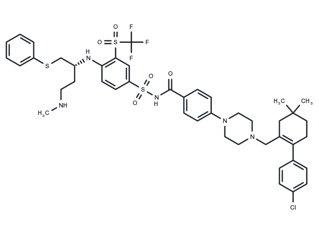 Desmorpholinyl Navitoclax-NH-Me Chemical Structure