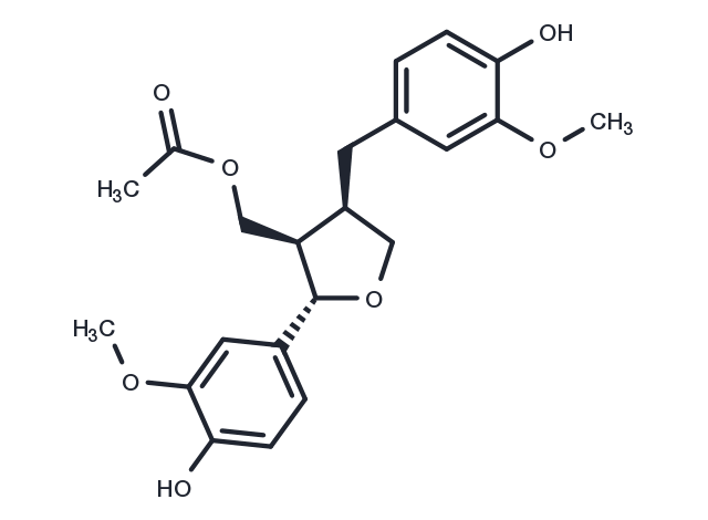 Lariciresinol acetate Chemical Structure