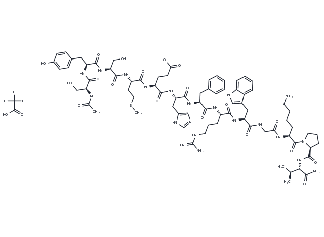 α-MSH TFA Chemical Structure